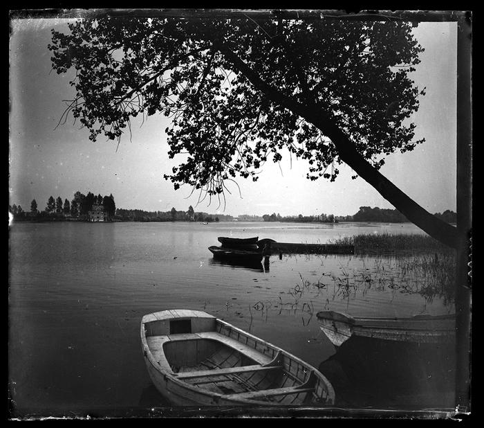 Laarne. Au bord de l'étang