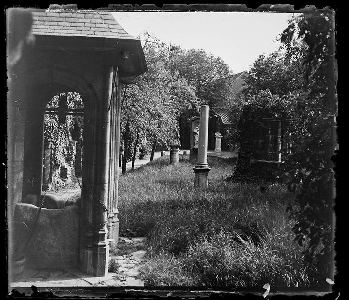 Gand. Dans les ruines de l'Abbaye de Saint Bavon