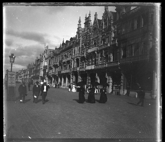 Blankenberghe. La digue. Les villas Hubertine, Camille, etc.