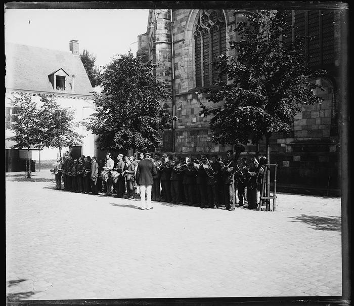 Saint-Hubert. La fanfare de l'École de Bienfaisance